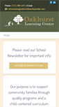 Mobile Screenshot of oakhurstlearningcenter.com